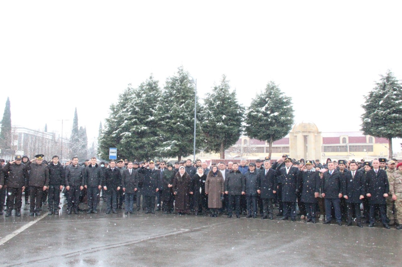 Goranboyda anım tədbirləri keçirildi - FOTOLAR